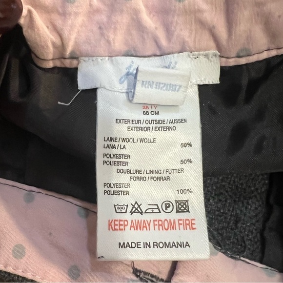 Jacadi Grey Skirt Toddler Size 2 - Picture 3 of 4